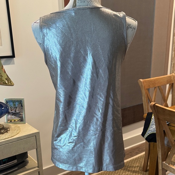 Anatomie Shimmering Silver Tank Top - Picture 3 of 6